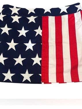 Loudmouth Ladies Stars N Stripes Golf Skort Size 6